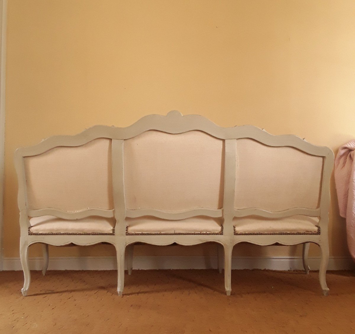 Louis XV Period Sofa Attributed To Nogaret. -photo-8