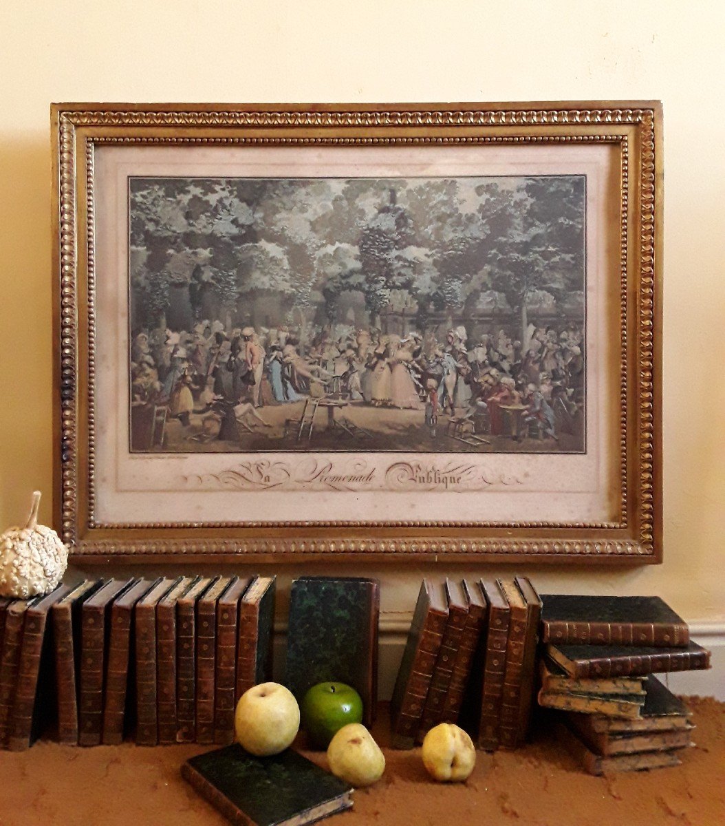 “the Public Promenade” By Debucourt. 