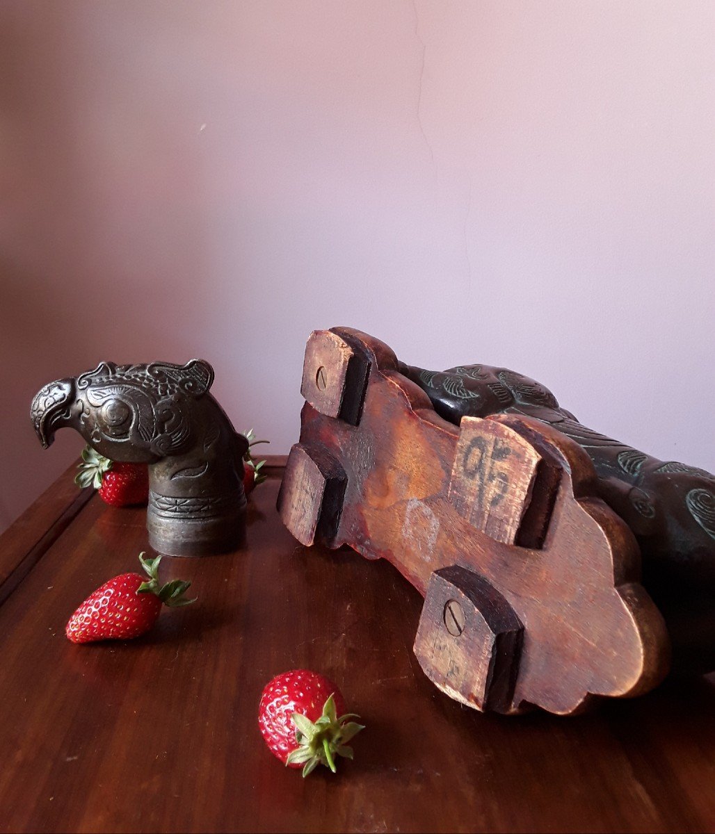 19th Century Chinese Sculpture. “gryphon.”-photo-6