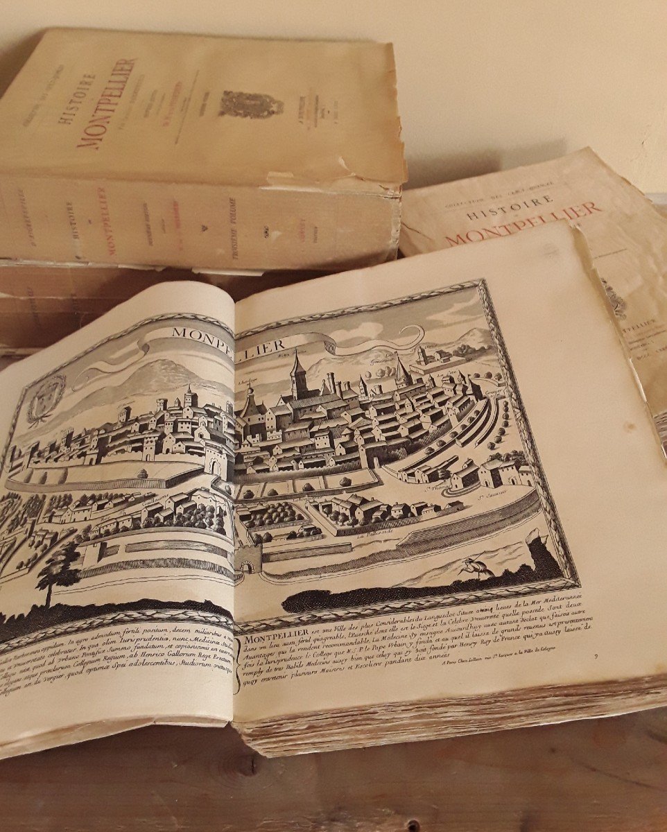"history Of The City Of Montpellier".-photo-3
