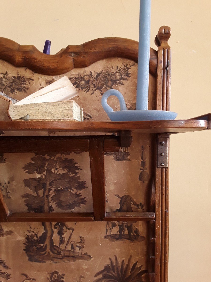 écritoire à écran En "arte Povera". époque Louis XV. -photo-4