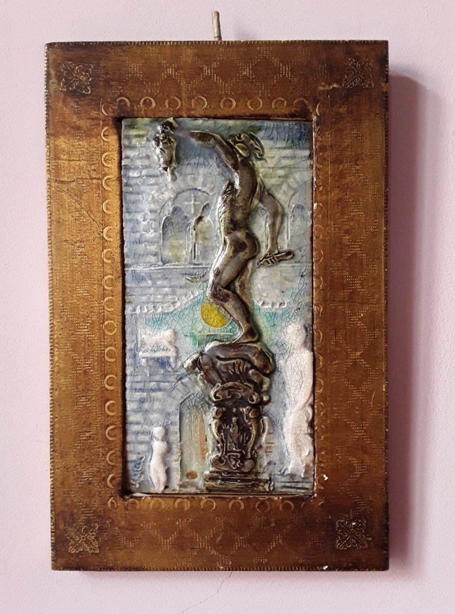 Ceramic Plate. "perseus".-photo-4