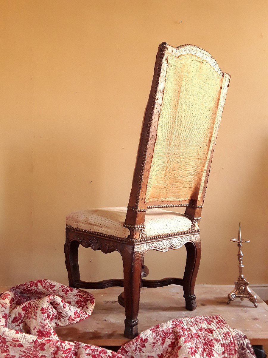 Louis XIV Period Coat Of Arms Chair. -photo-2