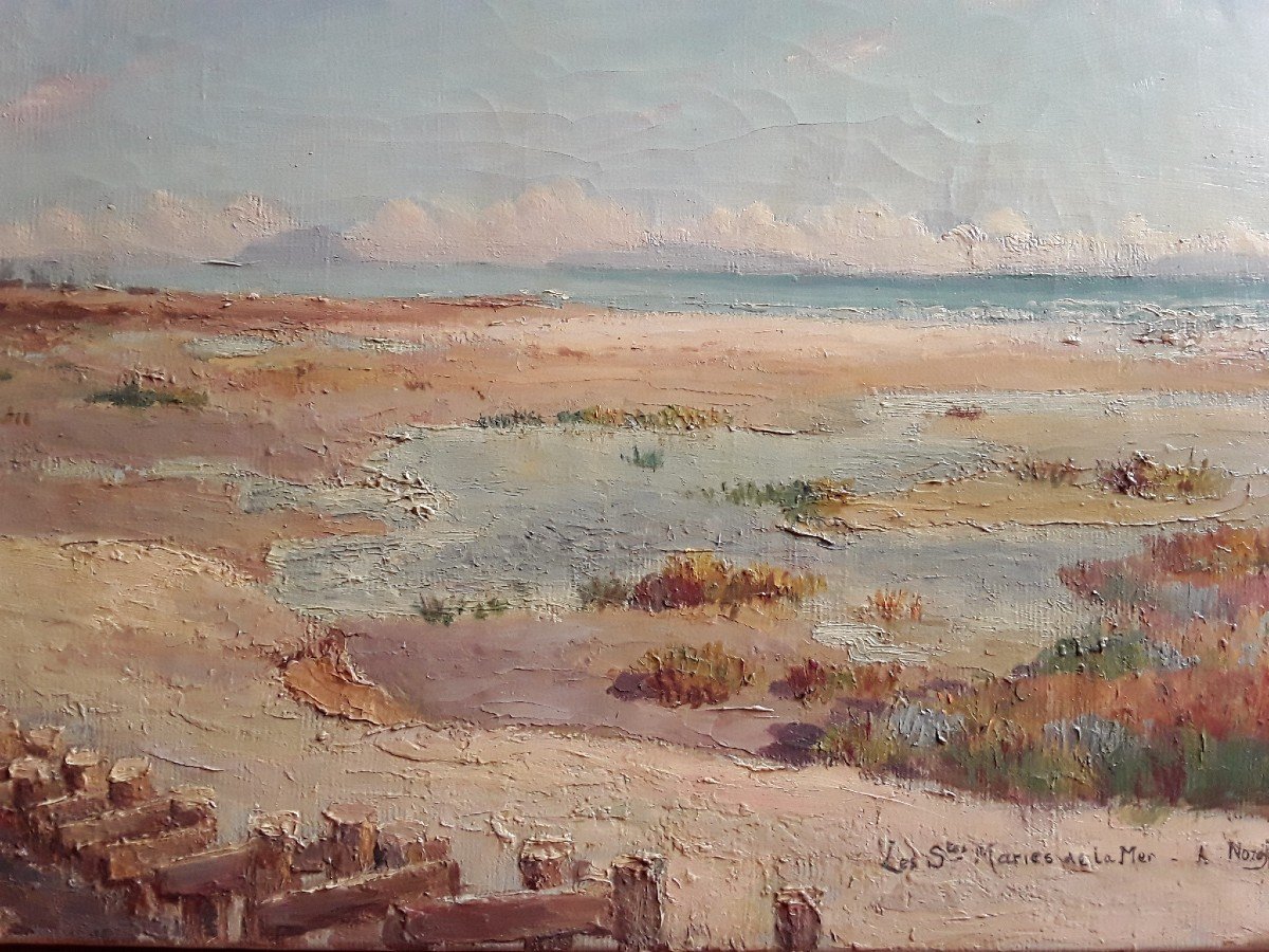 Grande Hst "les St Marie De La Mer".  Alexandre  Nozal. (détail )-photo-4