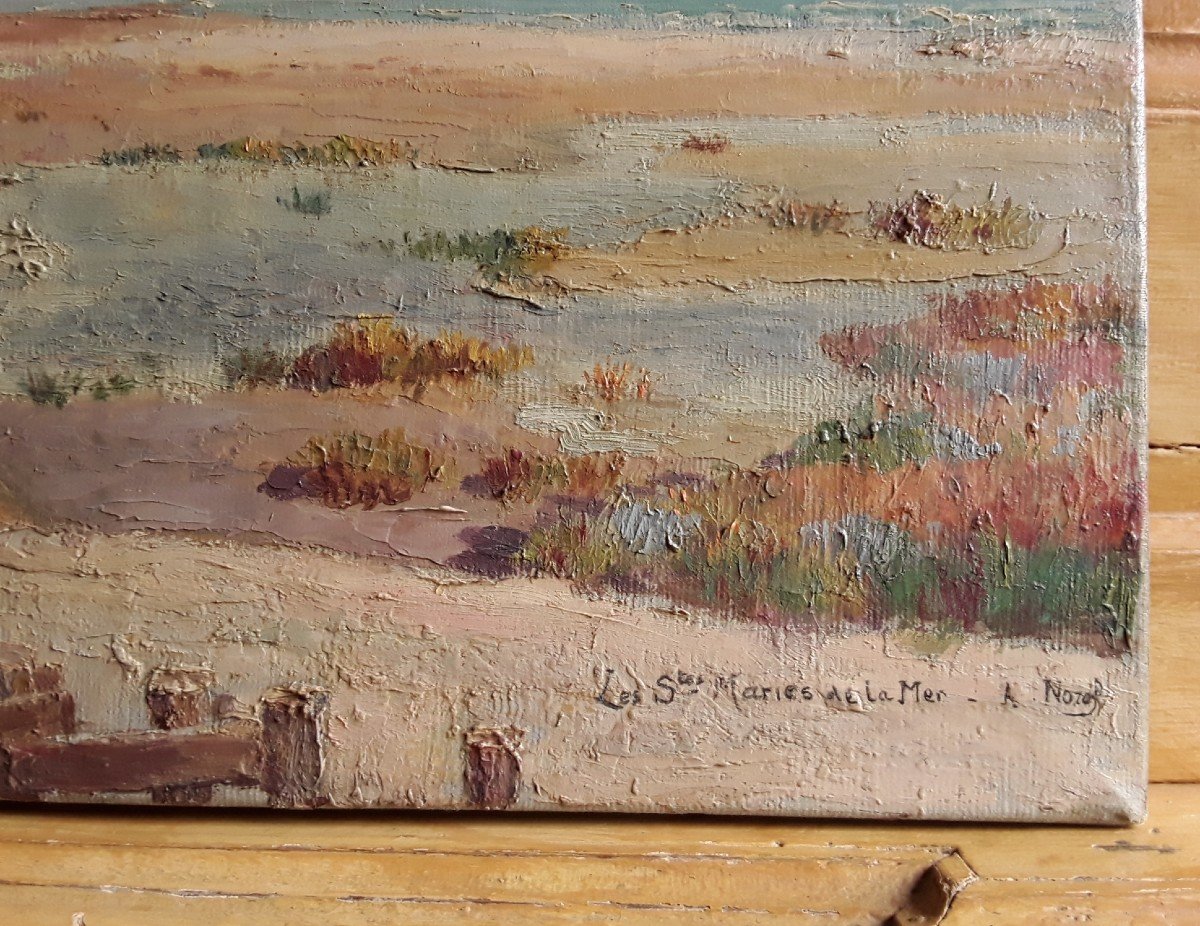 Grande Hst "les St Marie De La Mer".  Alexandre  Nozal. (détail )-photo-2