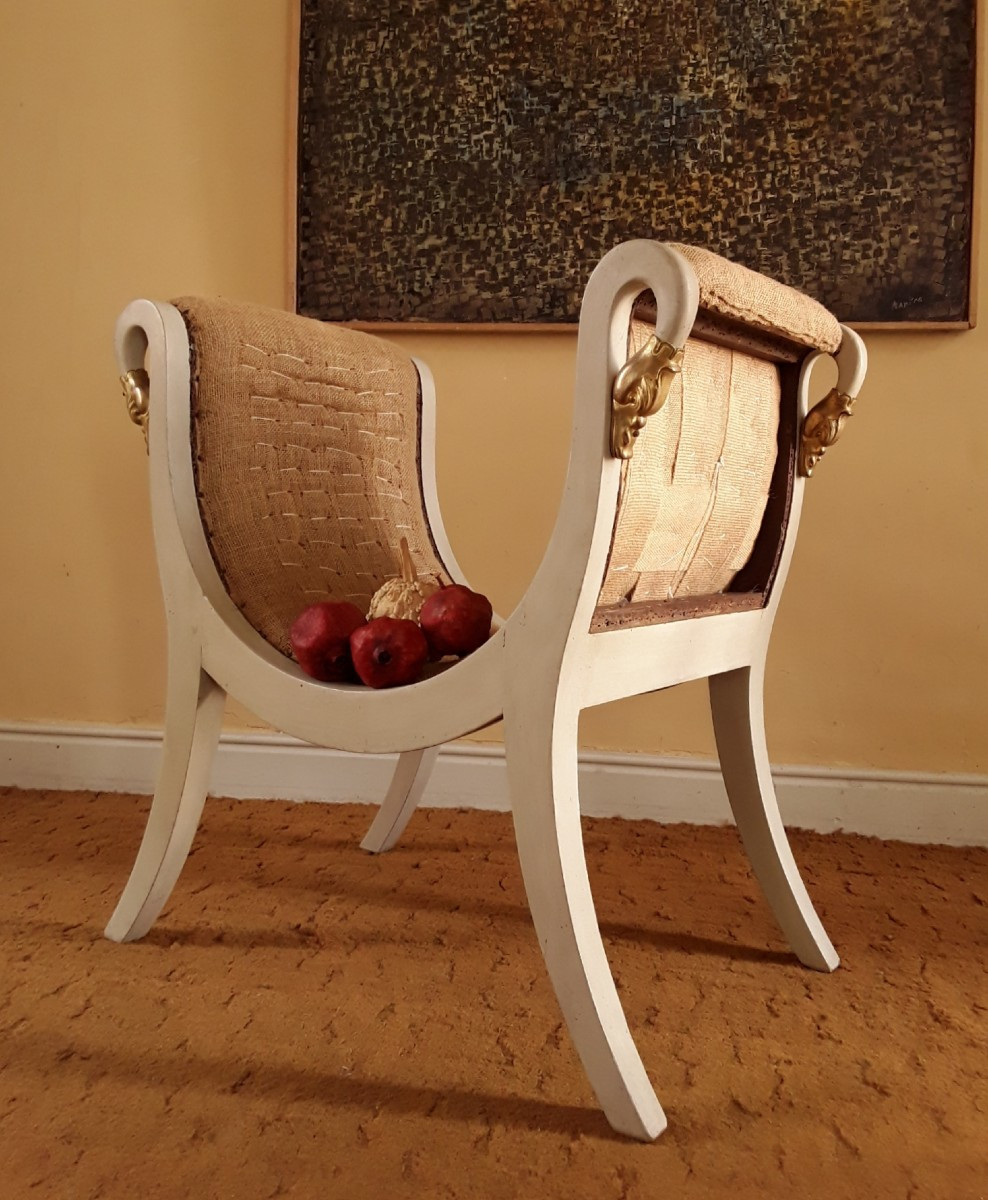 Curule Stool From The 1920s.-photo-4