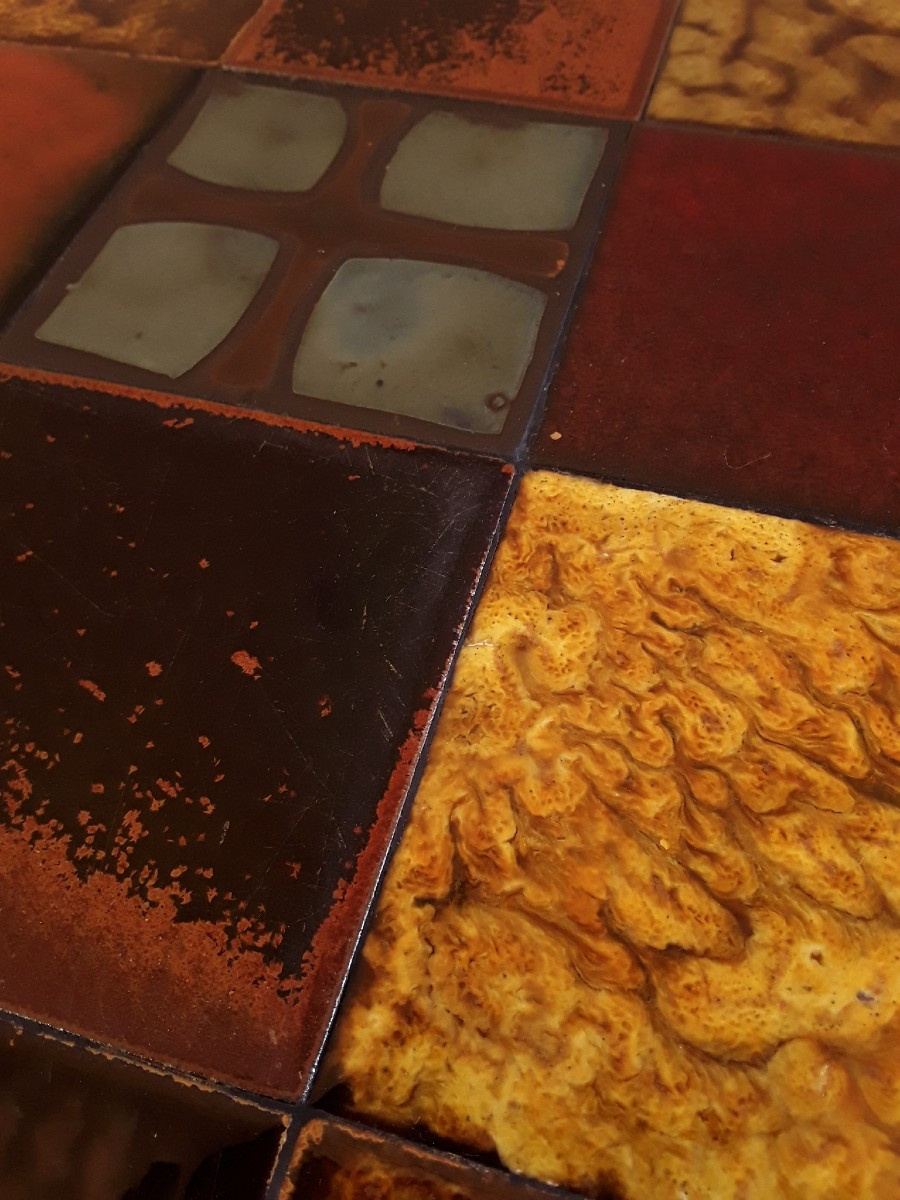 1960s Ceramic Coffee Table.-photo-3