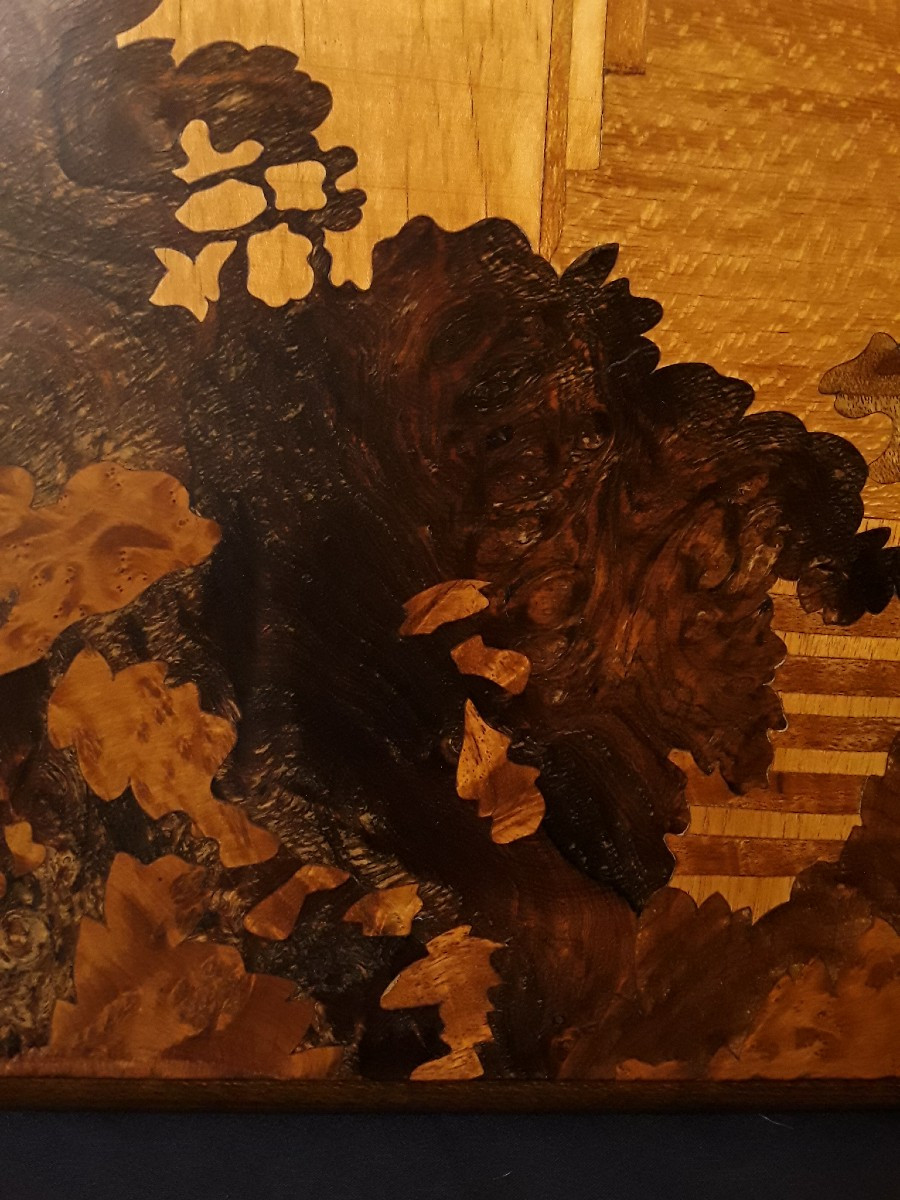 Large Marquetry Panel, Early 20th Century. -photo-4