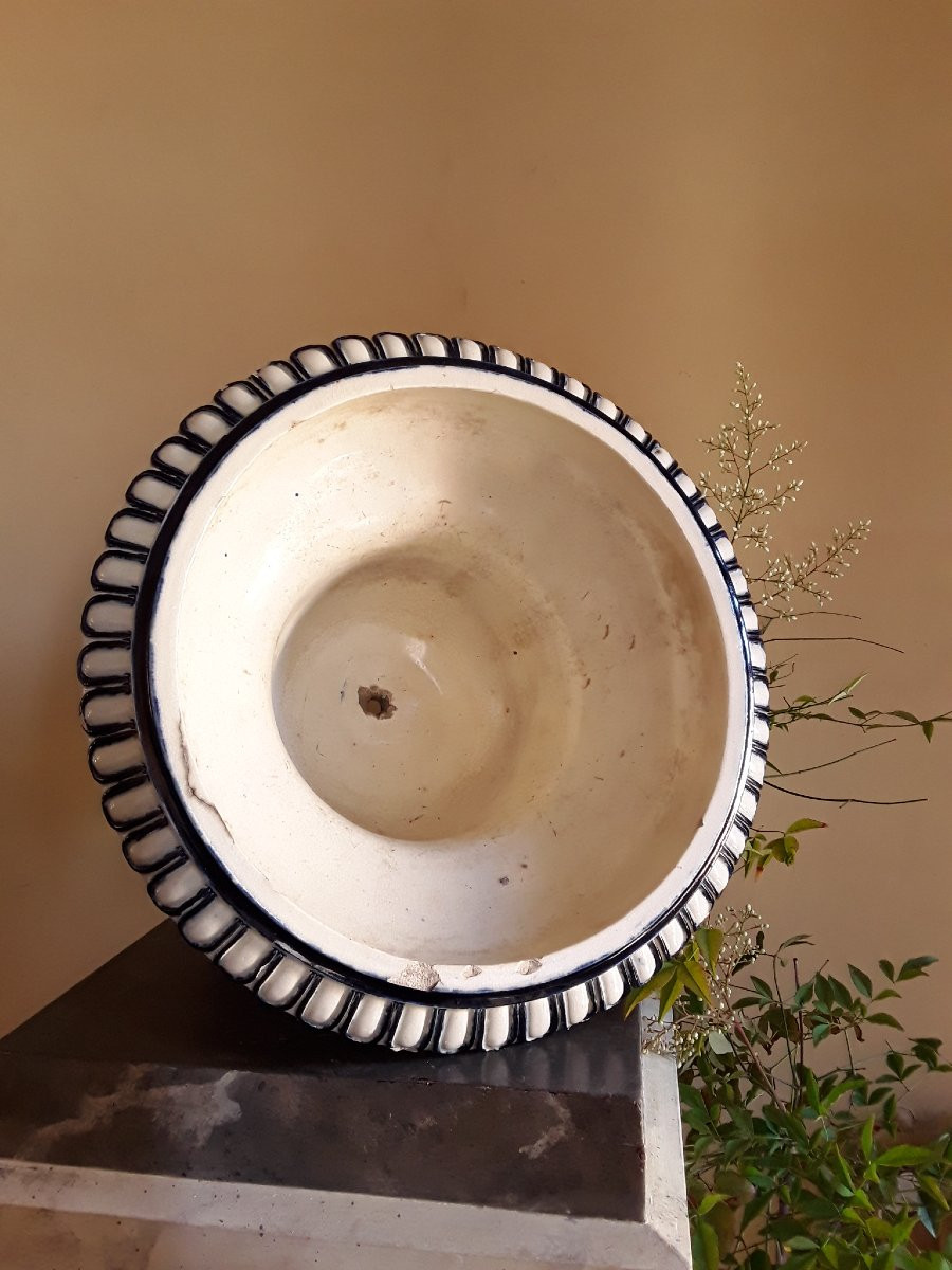 Grand Vase Médicis En Céramique. Diametre 49 Cm-photo-2
