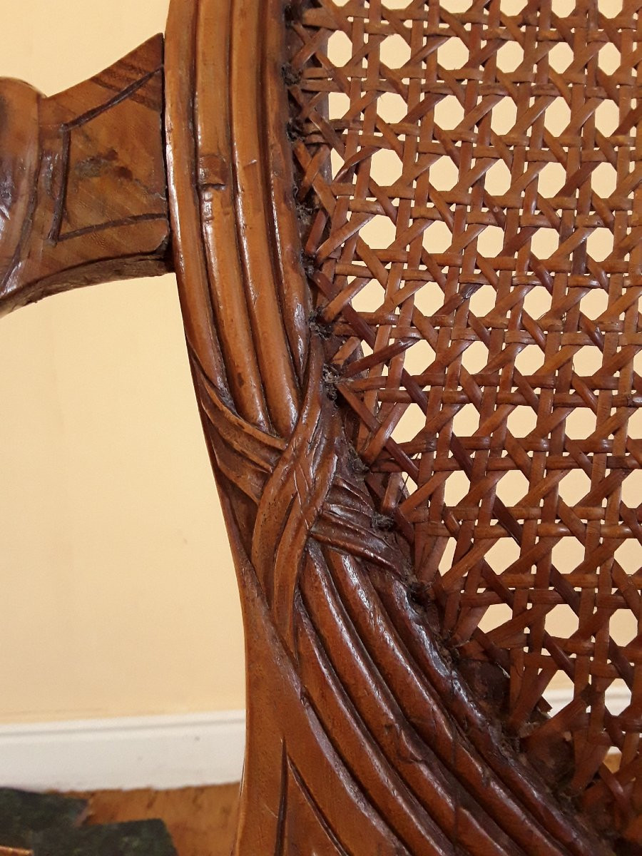 Office Chair. Louis XVI Period. -photo-3