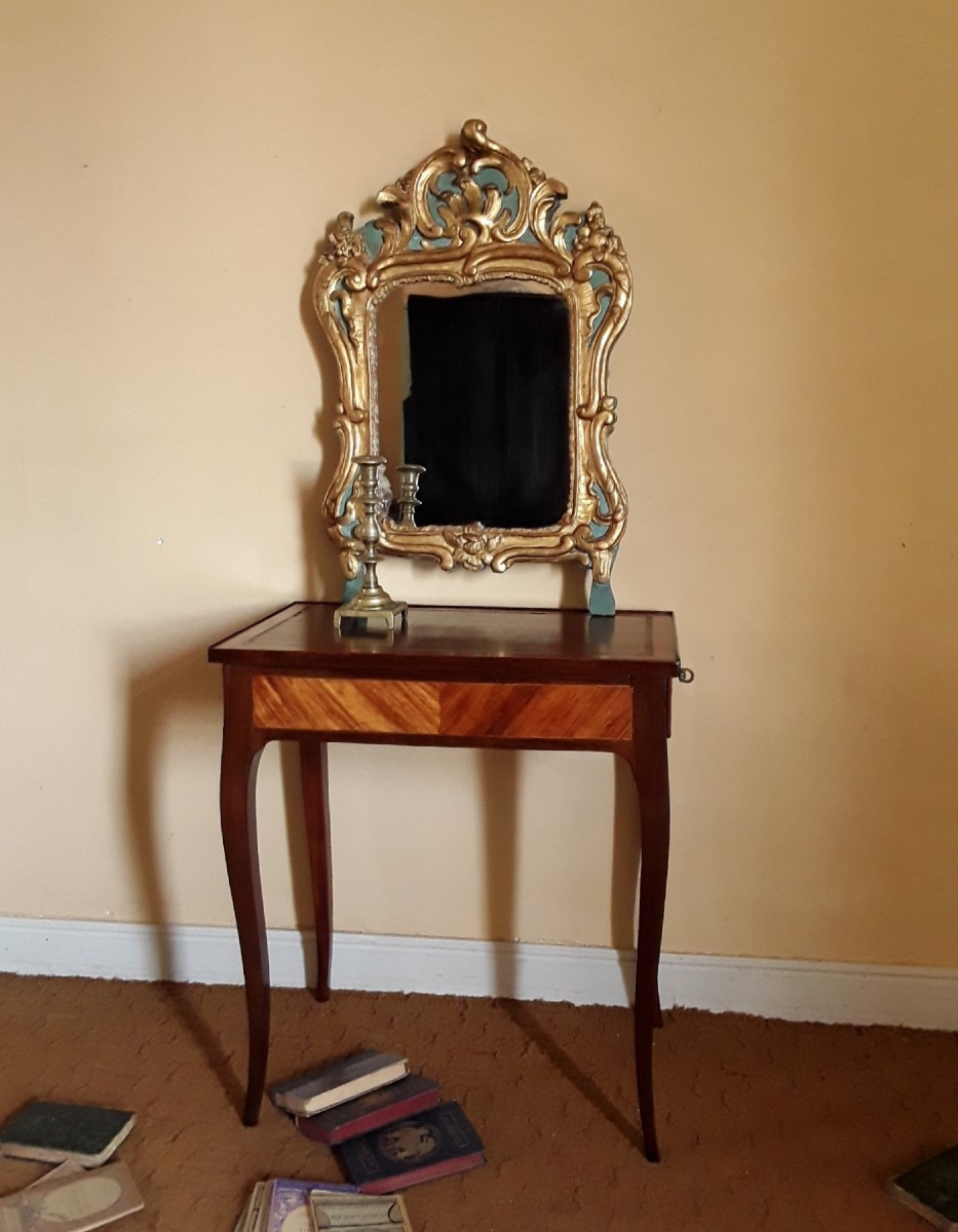 Small Provençal Mirror From The Louis XV Period. -photo-1