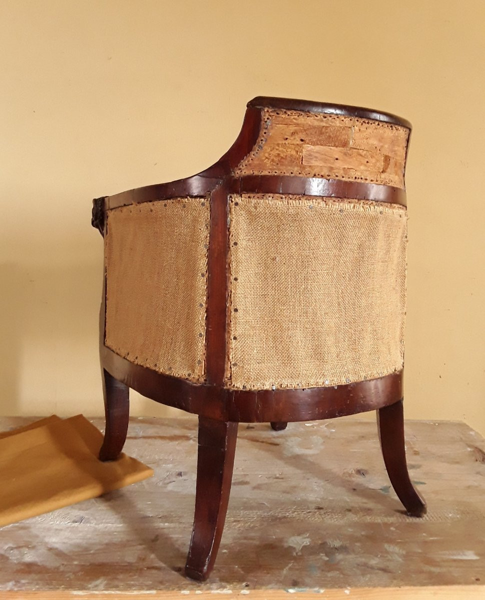 Mini Bergere From The First Empire Period. -photo-8