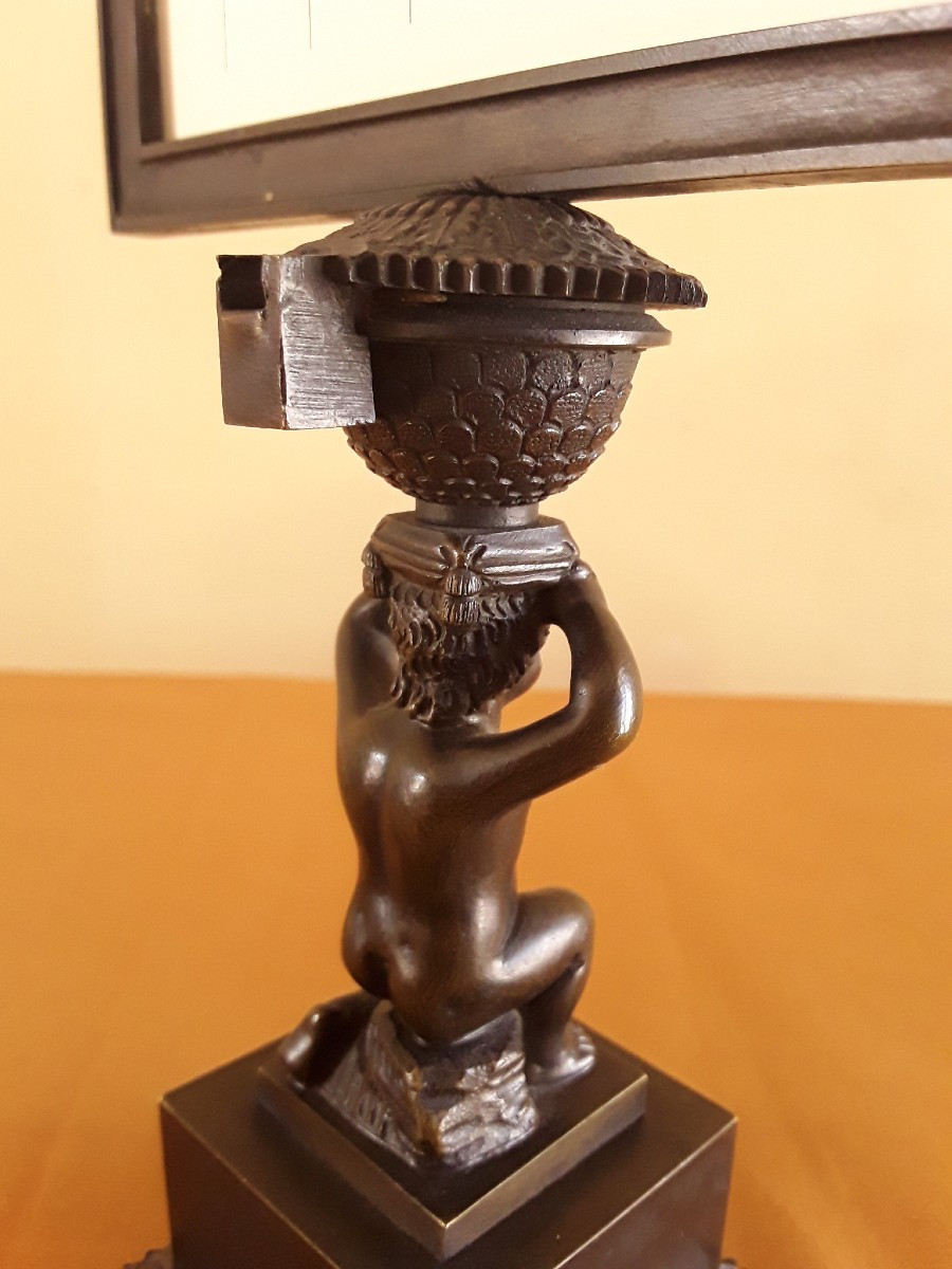 Porte lithophanie (porcelaine 3D) . Circa 1830-photo-3