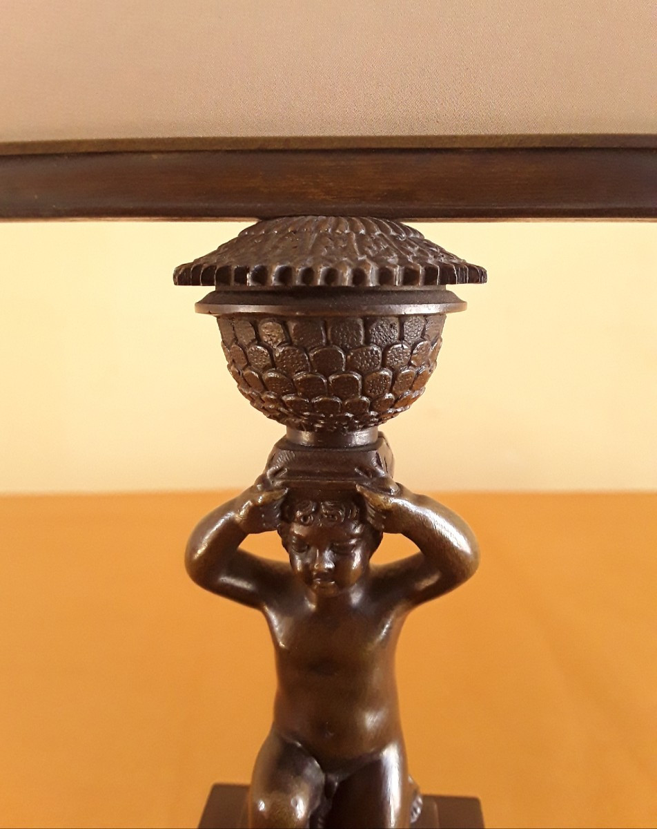 Porte lithophanie (porcelaine 3D) . Circa 1830-photo-1