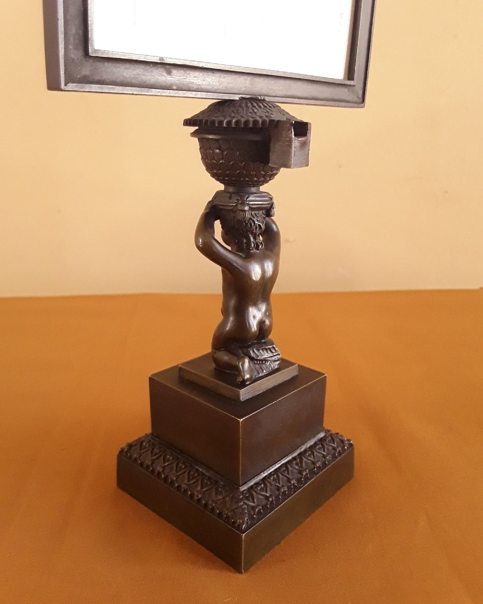 Porte lithophanie (porcelaine 3D) . Circa 1830-photo-2