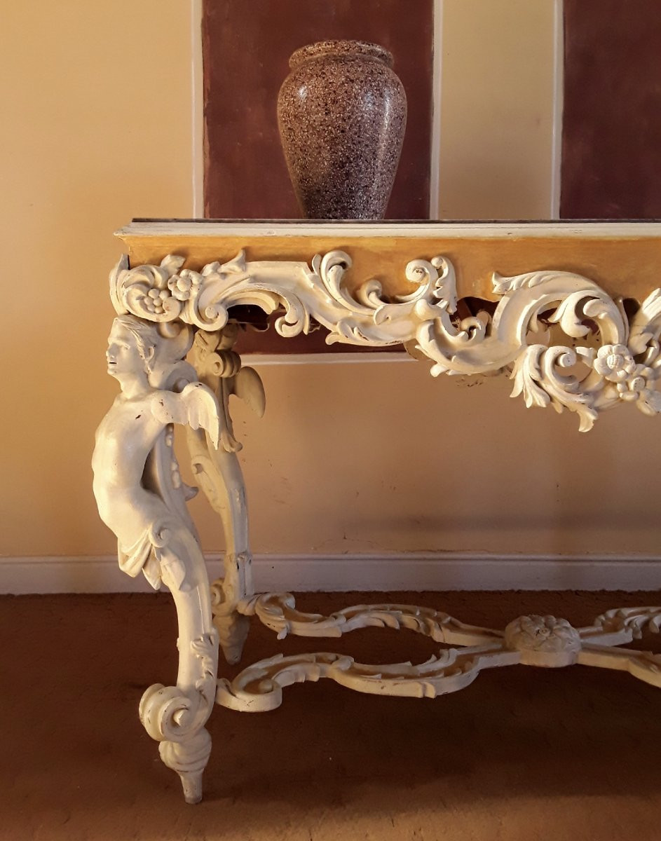 Important Console Table From The 19th Century. -photo-2