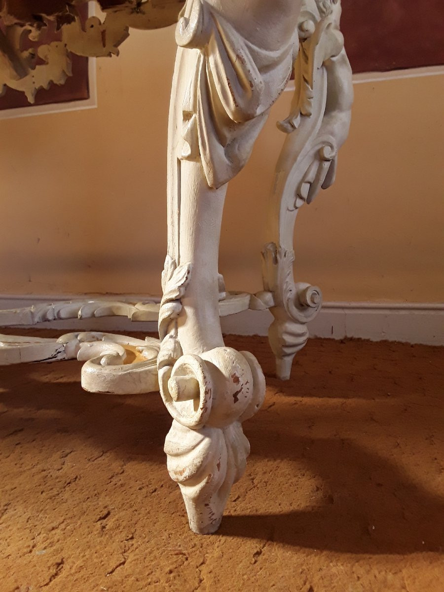 Important Console Table From The 19th Century. -photo-4