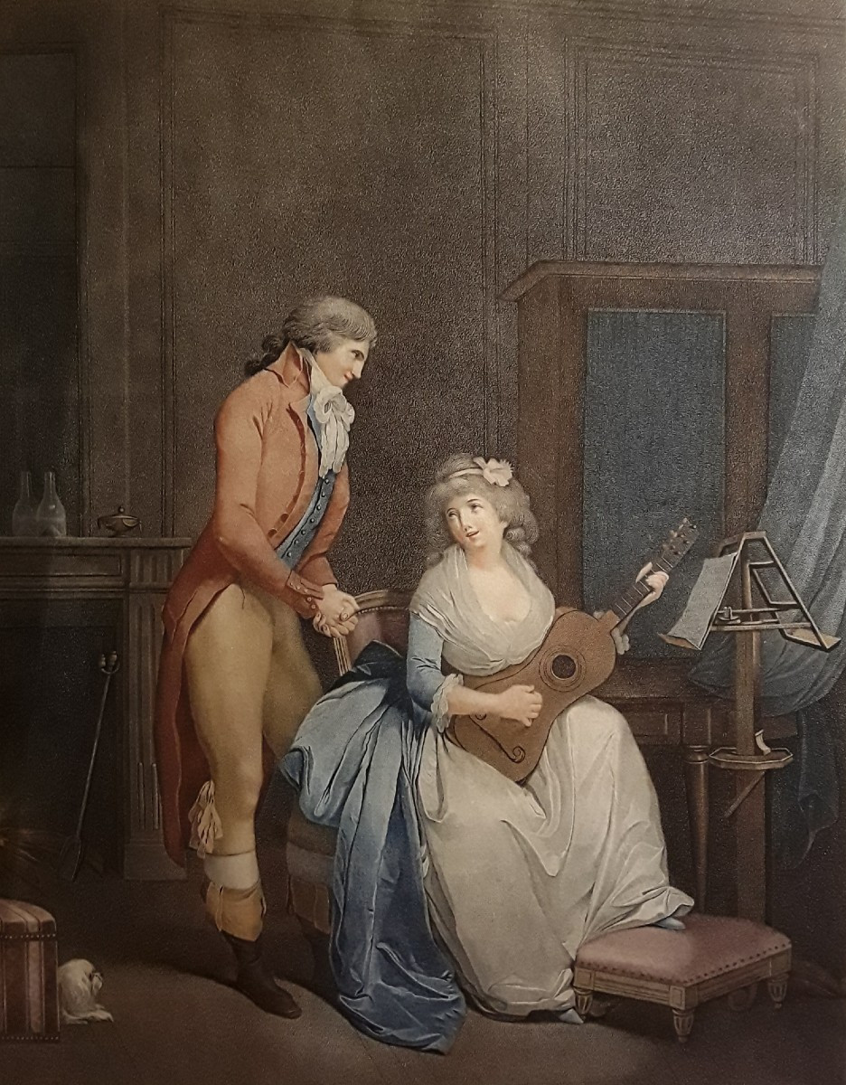 Pair Of Large Engravings After Léopold Boilly. -photo-4