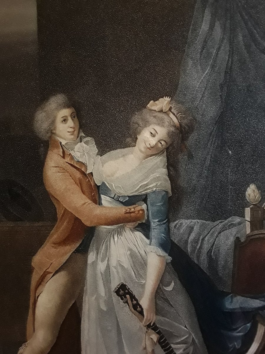 Pair Of Large Engravings After Léopold Boilly. -photo-5