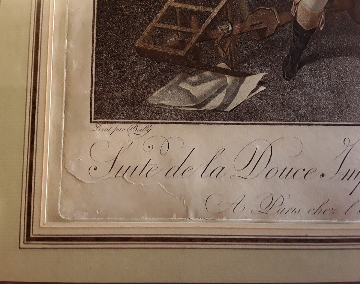 Pair Of Large Engravings After Léopold Boilly. -photo-7