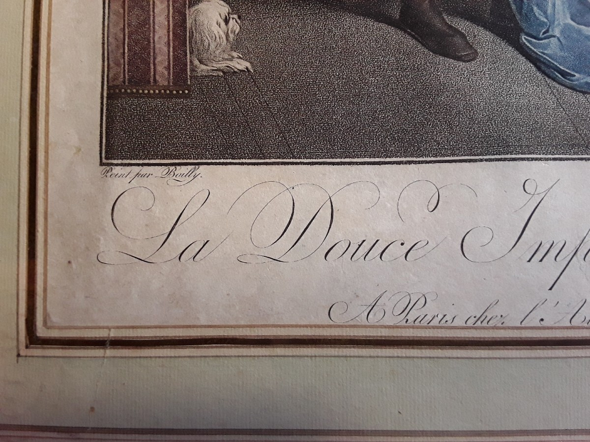 Pair Of Large Engravings After Léopold Boilly. -photo-8