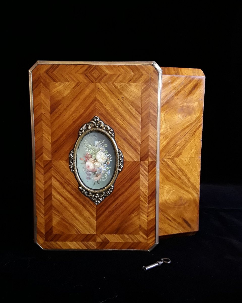 Jewelry Box Signed Tahan 30 Rue De La Paix.-photo-4