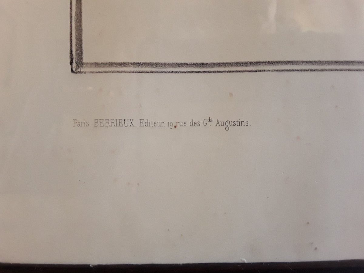 Trois grands trompe l'oeil d'après Edouard Traviès. (1859).-photo-1