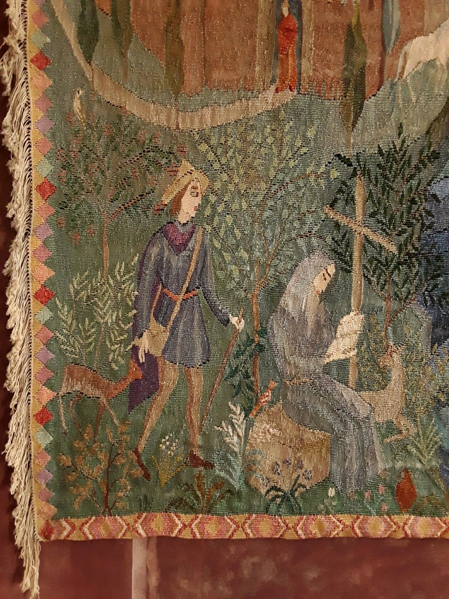 Annemarie Schütt Hennings. Tapestry. (bauhaus Circa 1930).-photo-6