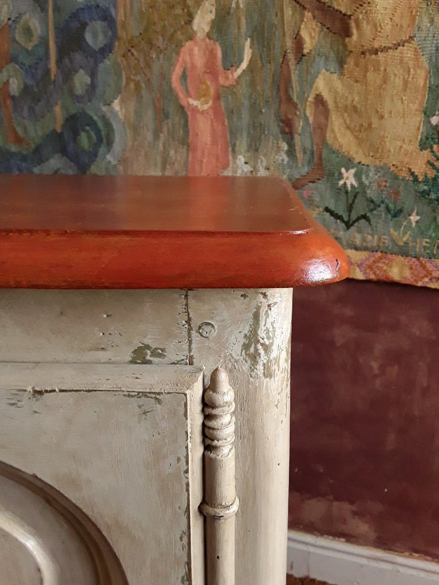 Small Louis XV Style Sideboard. -photo-4