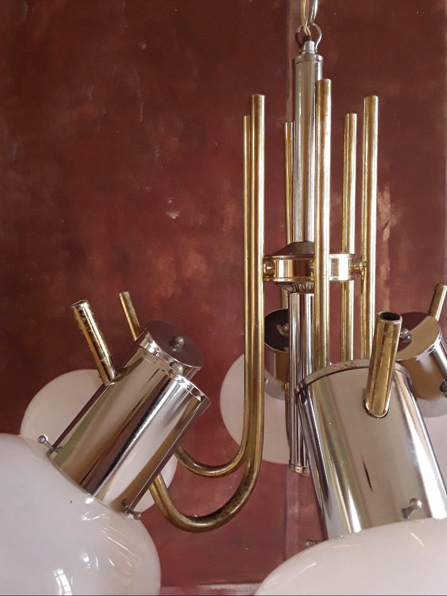 Important lustre des années 70.-photo-2