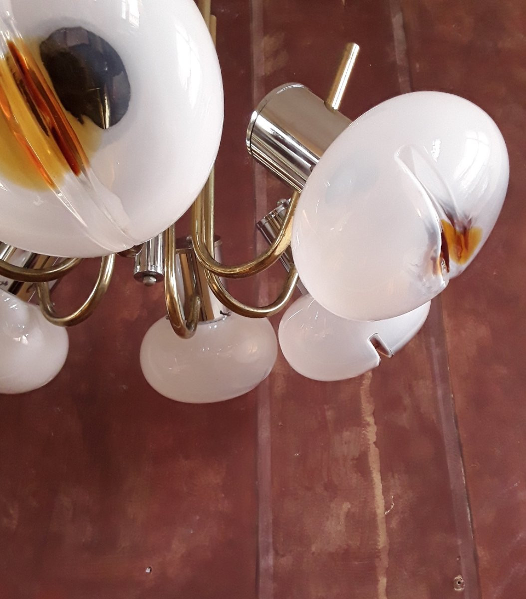 Important lustre des années 70.-photo-3