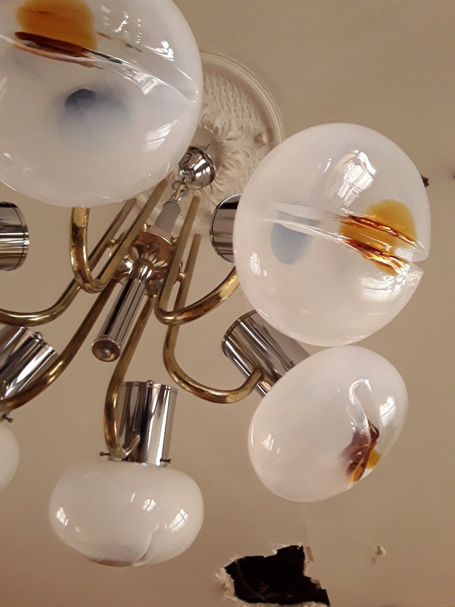 Important lustre des années 70.-photo-6