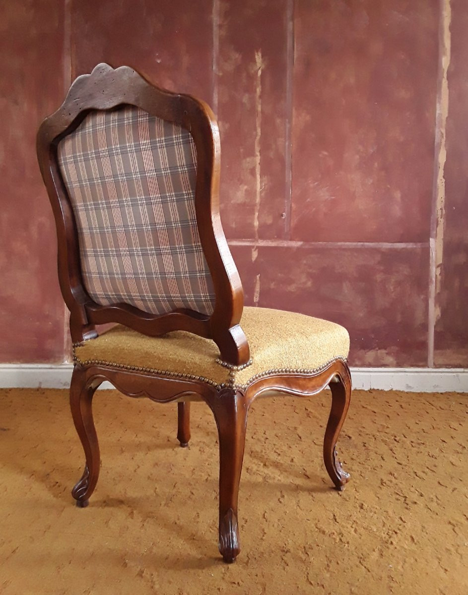 Large Pair Of Chairs By Pierre Nogaret. Circa 1750.-photo-7