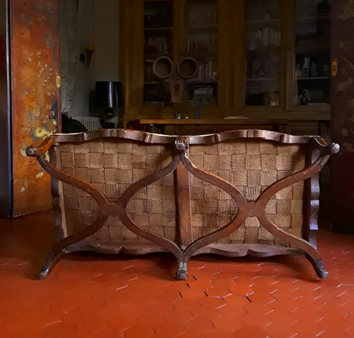 Regency Period Sofa With Cheeks.-photo-1