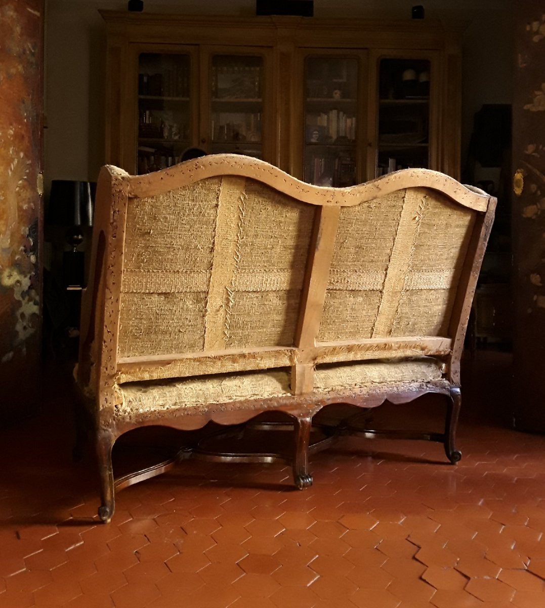 Regency Period Sofa With Cheeks.-photo-7