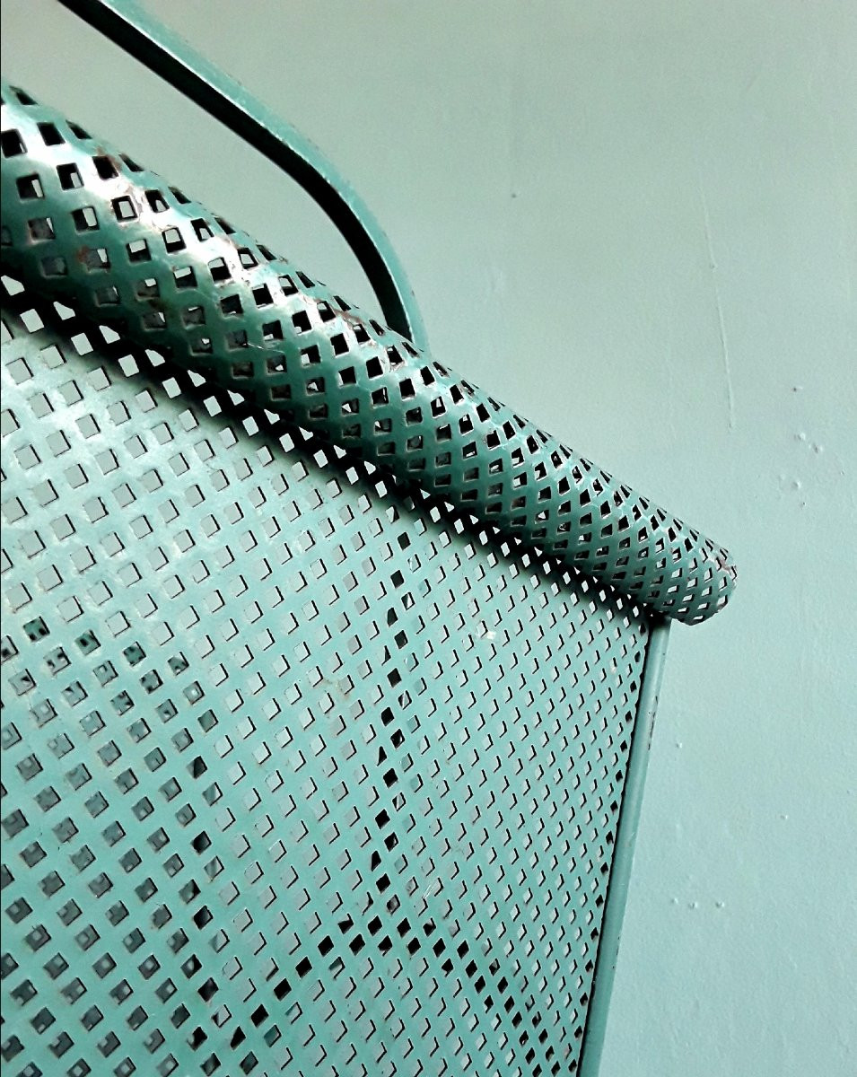 Vintage Magazine Rack. Mathieu Matégot.-photo-2