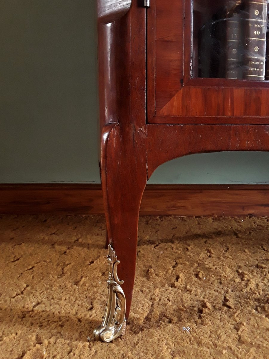 Bibliothèque d'époque Louis XVI. Estampillé Lapie. -photo-5