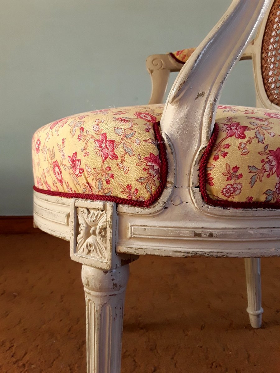 Transitional Armchair From The 18th Century. -photo-4