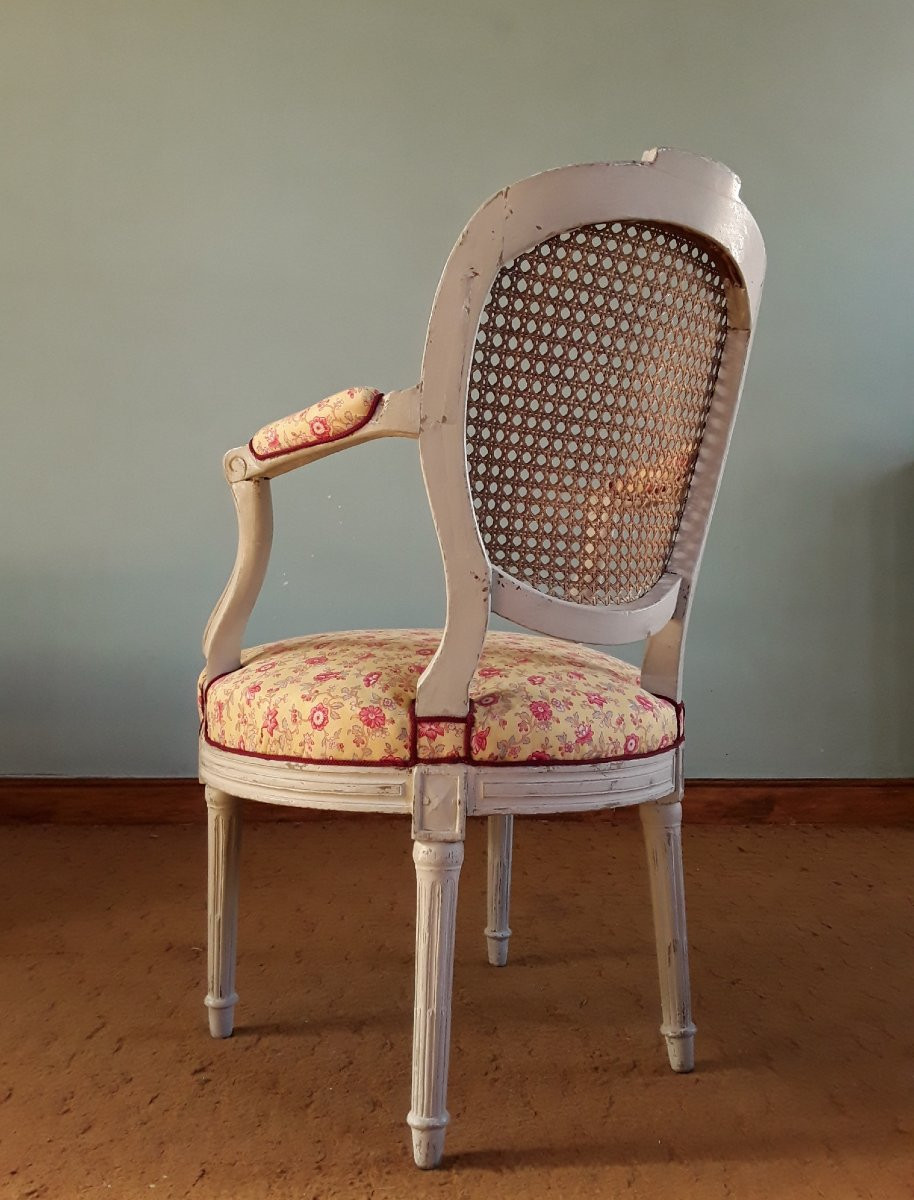 Transitional Armchair From The 18th Century. -photo-5