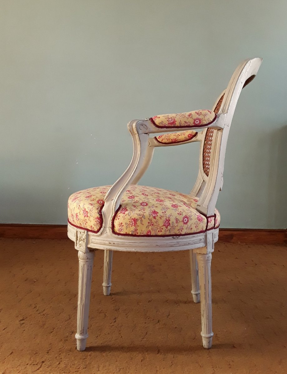 Transitional Armchair From The 18th Century. -photo-6