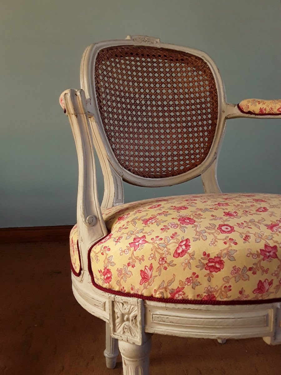 Transitional Armchair From The 18th Century. -photo-7