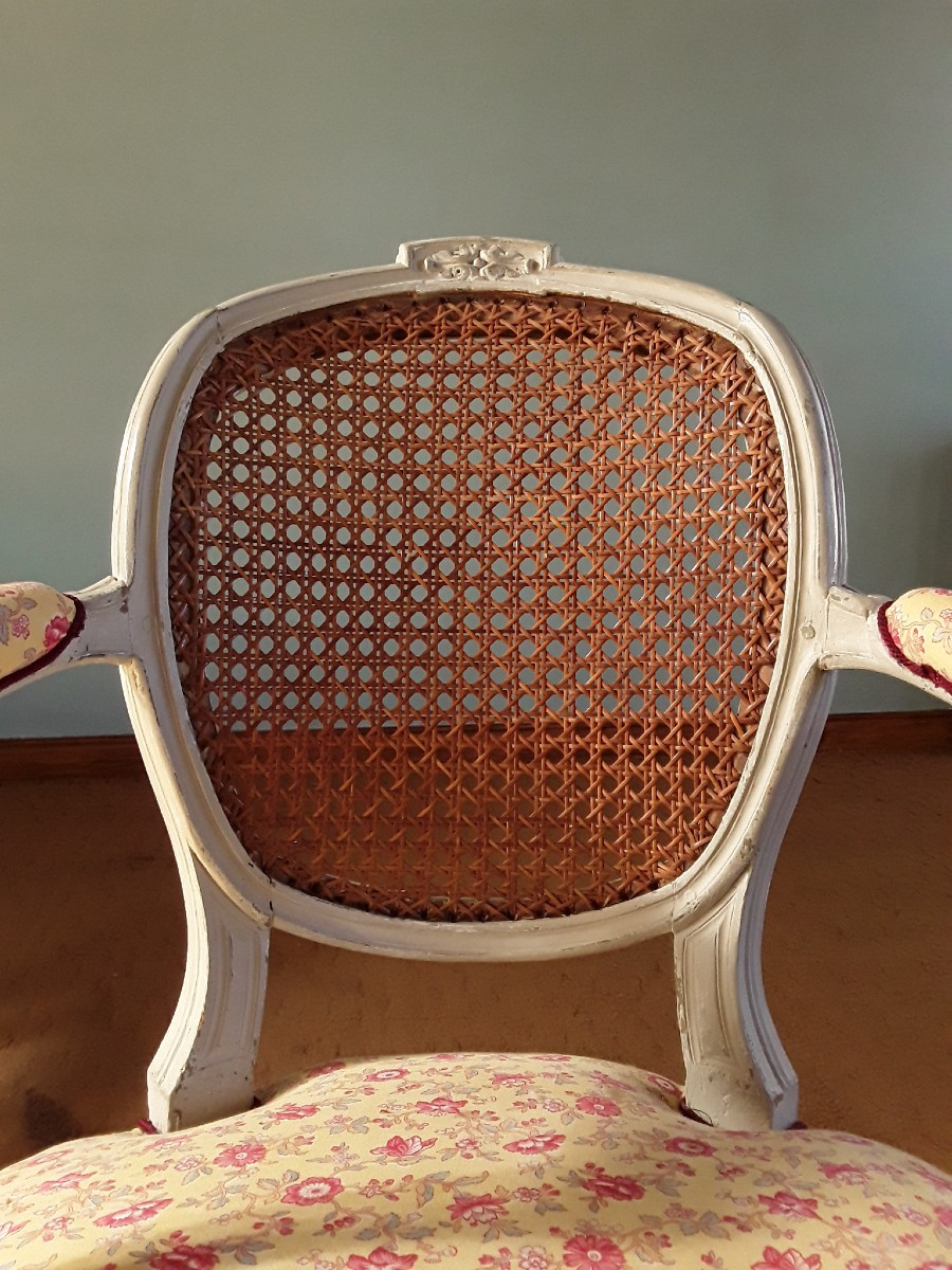 Transitional Armchair From The 18th Century. -photo-8