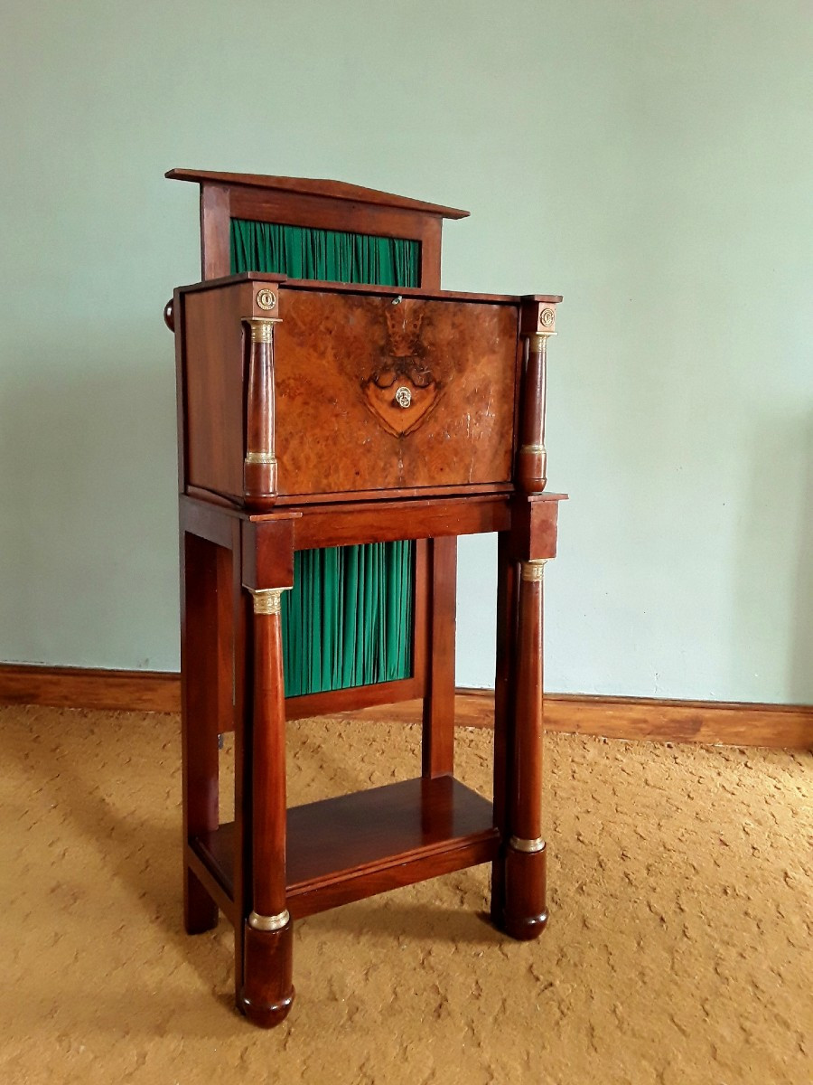 Empire Period Travel Cabinet.-photo-2