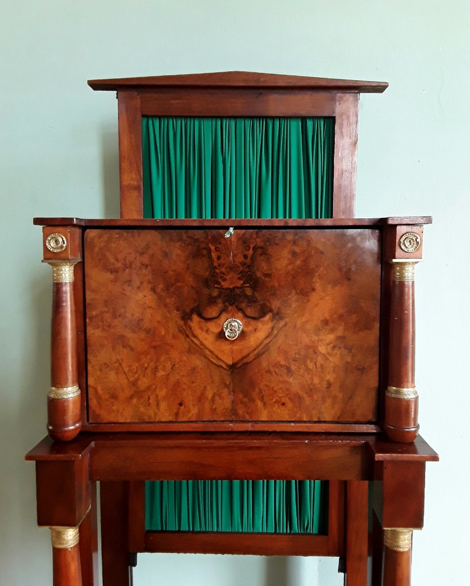 Empire Period Travel Cabinet.-photo-3