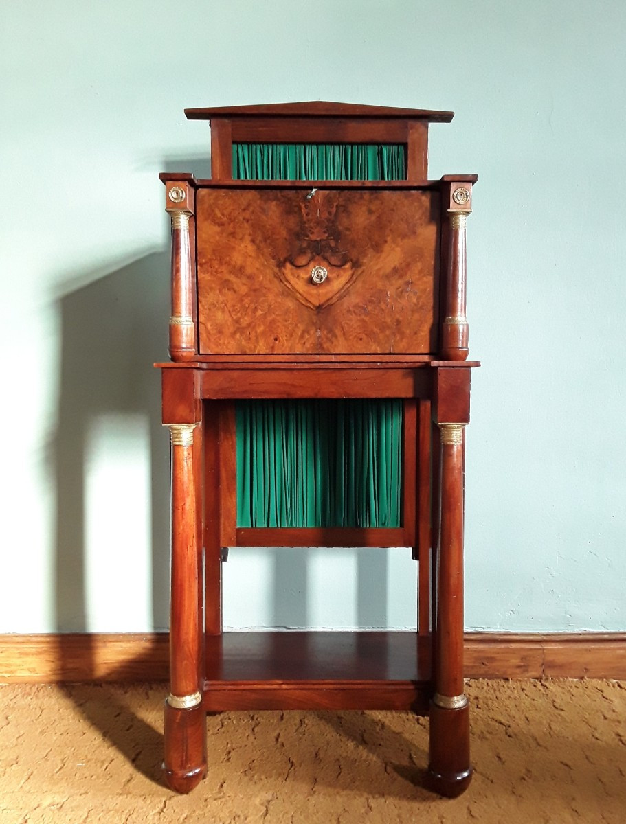 Empire Period Travel Cabinet.