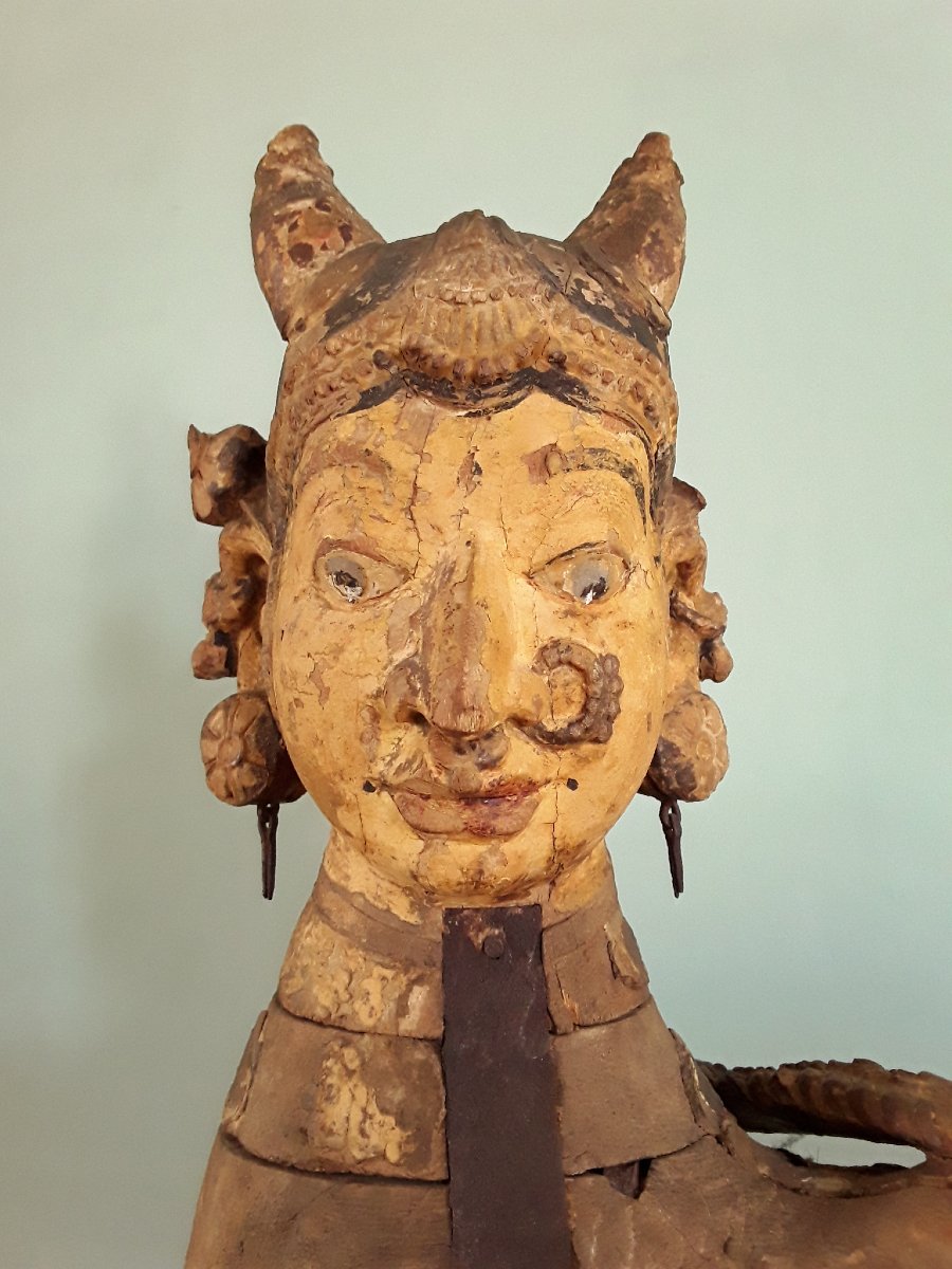 Large Sculpture Of Surabhi ( H 87 Cm )-photo-2