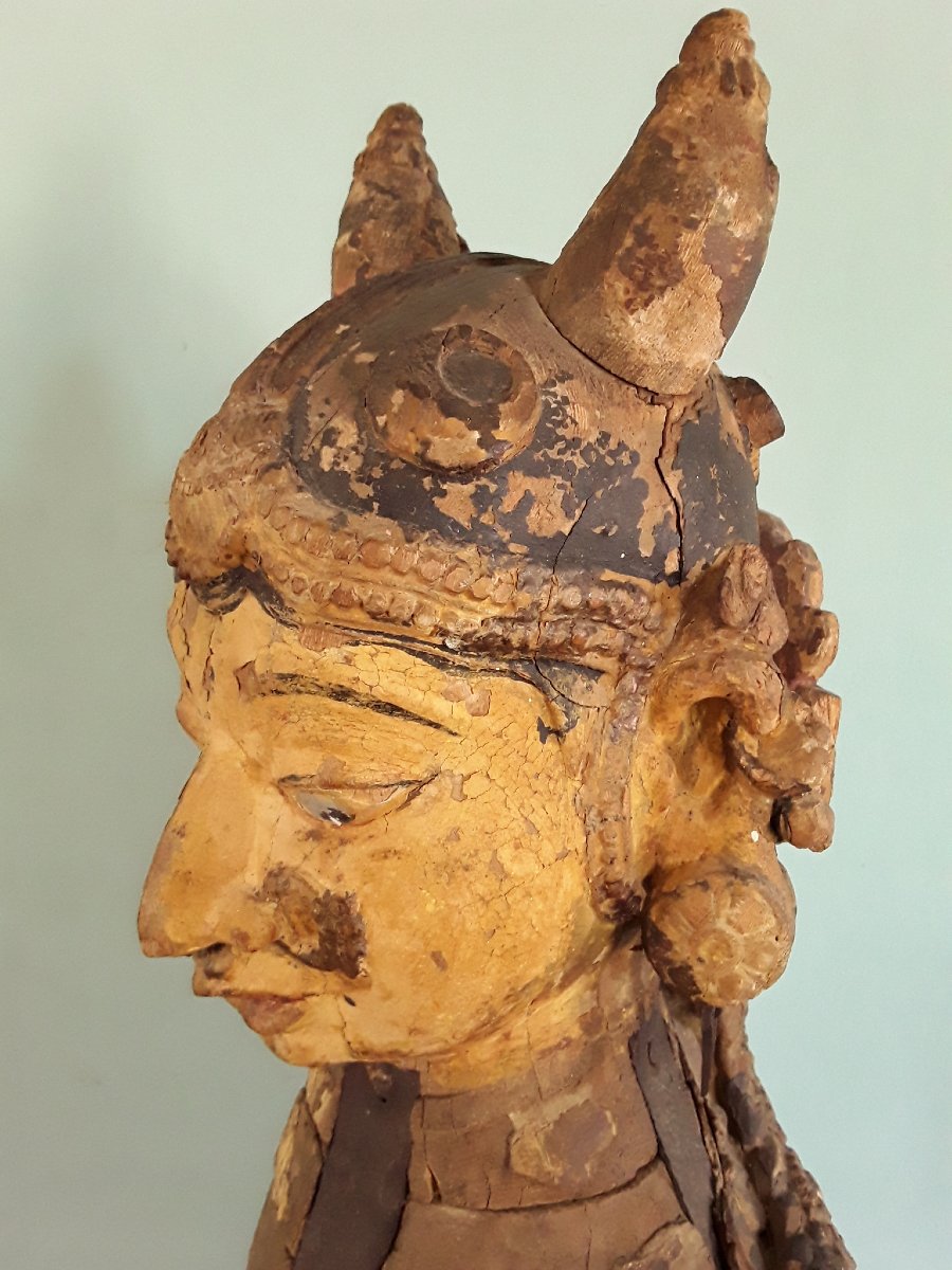 Large Sculpture Of Surabhi ( H 87 Cm )-photo-4
