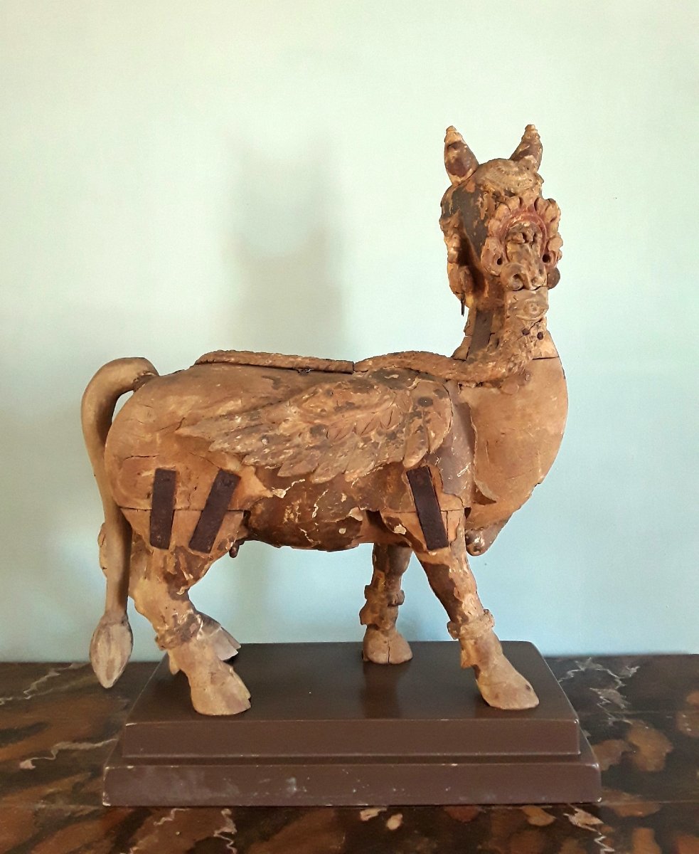 Large Sculpture Of Surabhi ( H 87 Cm )-photo-1