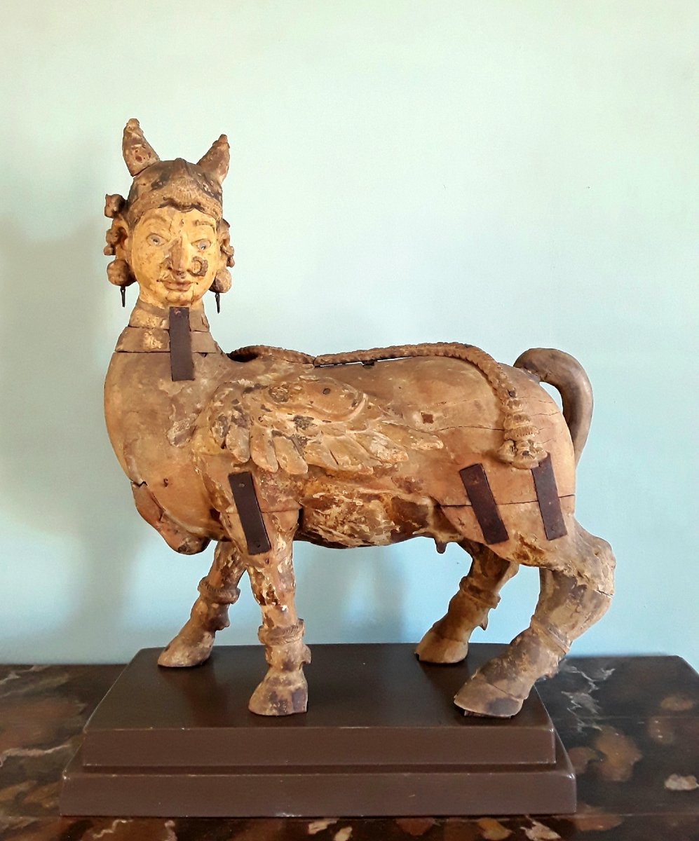 Large Sculpture Of Surabhi ( H 87 Cm )-photo-2