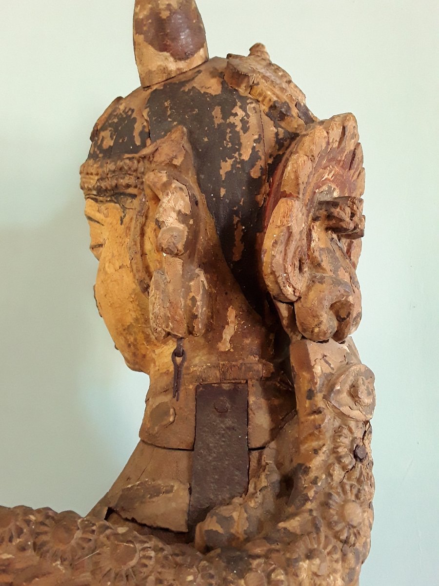 Large Sculpture Of Surabhi ( H 87 Cm )-photo-4